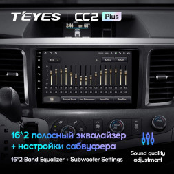 Штатная магнитола Teyes CC2 Plus 4/32 Toyota Sienna 3 XL30 (2010-2014)