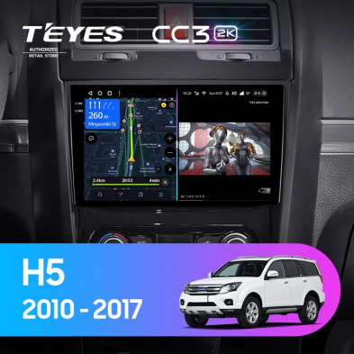 Штатная магнитола Teyes CC3 2K 6/128 Great Wall Hover H5 (2010-2017)