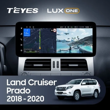 Штатная магнитола Teyes LUX ONE 6/128 Toyota Land Cruiser Prado 150 (2018-2020)