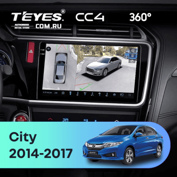 Штатная магнитола Teyes CC4 360 8/128 Honda City (2014-2017) Тип-B