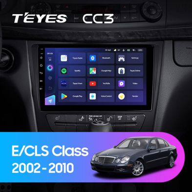 Штатная магнитола Teyes CC3 4/32 Mercedes-Benz E-Class S211 W211 CLS-Class C219 (2002-2010)