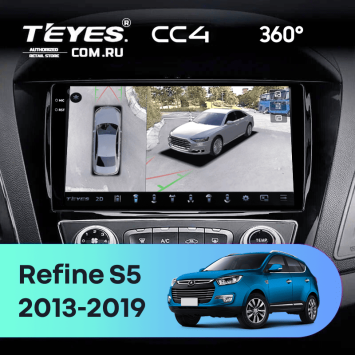 Штатная магнитола Teyes CC4 360 8/128 JAC Refine S5 (2013-2019)