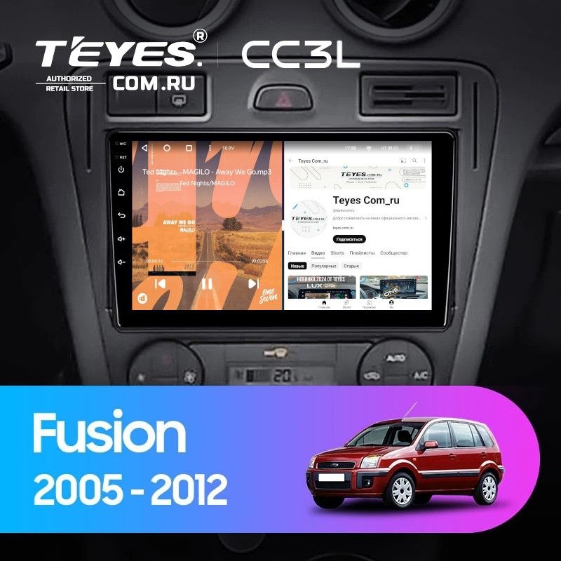 Штатная магнитола Teyes CC3L 4/32 Ford Fusion 1 (2005-2012)