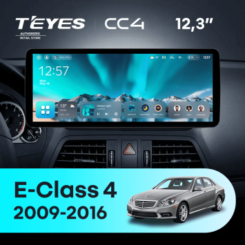 Штатная магнитола Teyes CC4 12.3" 8/128 Mercedes-Benz E-Class 4 W212 S207 A207 S212 C207 (NTG 4.0) (2009-2016) Universal