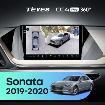 Штатная магнитола Teyes CC4 Pro 360 8/128 Hyundai Sonata DN8 (2019-2020) Тип-A