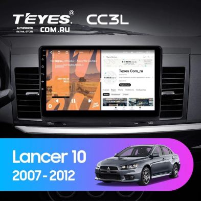 Штатная магнитола Teyes CC3L 4/32 Mitsubishi Lancer 10 CY (2007-2012) Тип-A