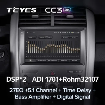 Штатная магнитола Teyes CC3 2K 6/128 Ford Edge U387 (2009-2014)