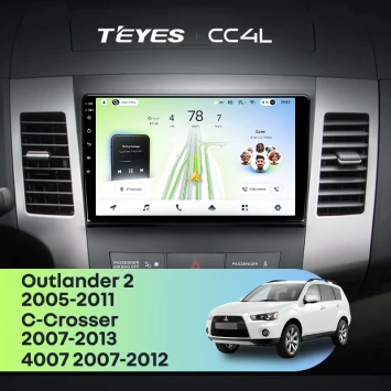 Штатная магнитола Teyes CC4L 6/64 с DTS Citroen C-Crosser 1 (2007-2013) F1 Тип-A