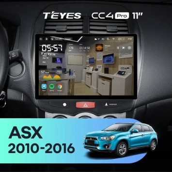 Штатная магнитола Teyes CC4 Pro 12/256 Mitsubishi ASX 1 (2010-2016) F1 Тип-A (11")