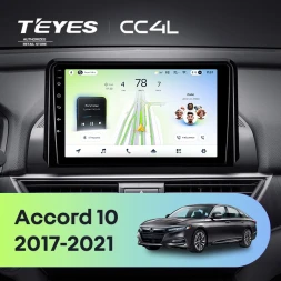Штатная магнитола Teyes CC4L 6/64 с DTS Honda Accord 10 CV (2017-2021) Тип-B
