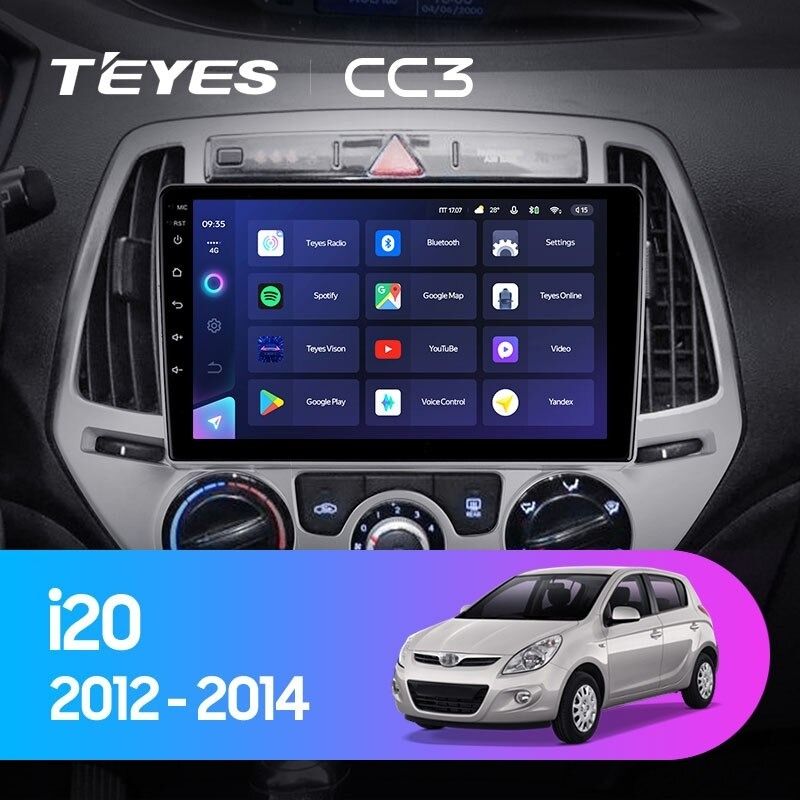 Штатная магнитола Teyes CC3 4/32 Hyundai i20 2 (2012-2014)