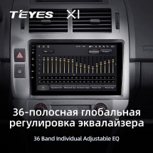 Штатная магнитола Teyes X1 4G 2/32 Volkswagen Polo Mk4 (2001-2009) F2
