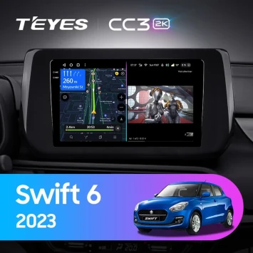 Штатная магнитола Teyes CC3 2K 4/64 Suzuki Swift 6 (2023-2026)