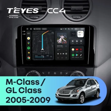 Штатная магнитола Teyes CC4 8/128 Mercedes-Benz ML-Class (2005-2009) F1