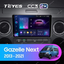 Штатная магнитола Teyes CC3 2K 4/32 GAZ Gazelle Next (2013-2021) F1
