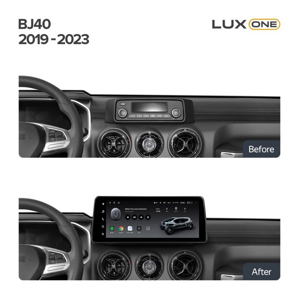 Переходная рамка Baic BJ40 (2019-2023) Тип-A (12,3&quot;)