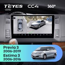 Штатная магнитола Teyes CC4 360 6/64 Toyota Previa, Estima AHR20 XR50 (2006-2019)