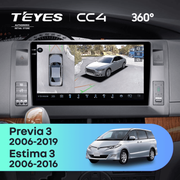 Штатная магнитола Teyes CC4 360 6/64 Toyota Previa, Estima AHR20 XR50 (2006-2019)
