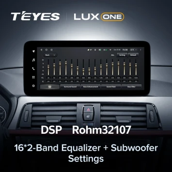 Штатная магнитола Teyes LUX ONE 360 6/128 BMW 3-Series 6 F30 F31 (NBT) (2011-2020) Universal