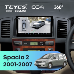 Штатная магнитола Teyes CC4 360 8/128 Toyota Corolla Spacio 2 (2001-2007)