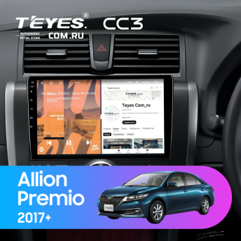 Штатная магнитола Teyes CC3 4/32 Toyota Allion (2017-)