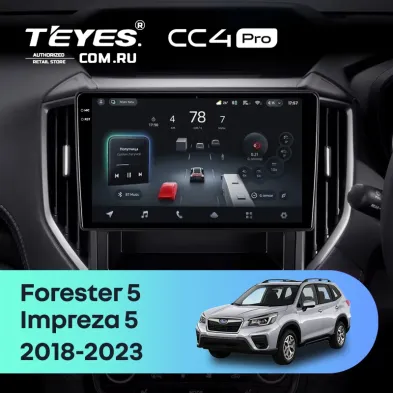 Штатная магнитола Teyes CC4 Pro 8/128 Subaru Impreza 5 (2018-2023)