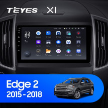 Штатная магнитола Teyes X1 4G 2/32 Ford Edge 2 (2015-2018) F1