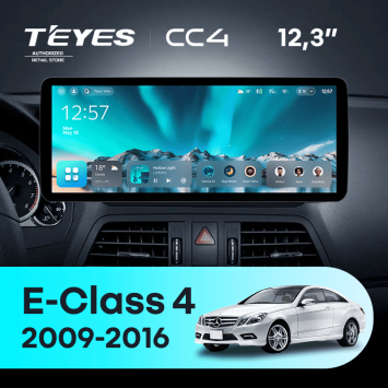 Штатная магнитола Teyes CC4 12.3" 6/64 Mercedes-Benz E-Class 4 W212 S207 A207 S212 C207 (NTG 4.0) (2009-2016) F2 Universal