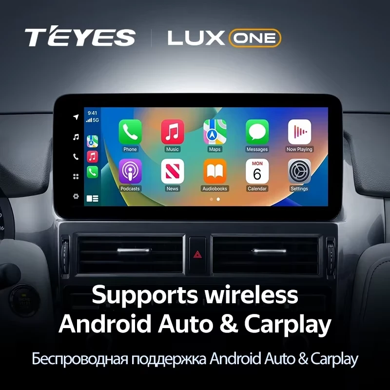Штатная магнитола Teyes LUX ONE 6/128 Lexus GX460 2 J150 (2009-2020)