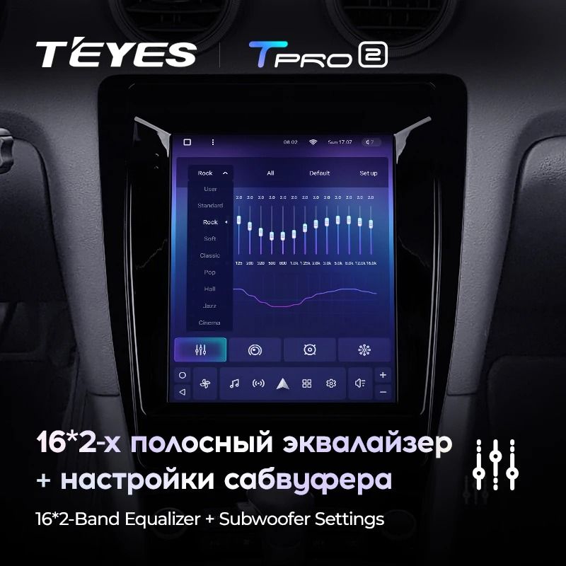 Штатная магнитола Tesla style Teyes TPRO 2 4/32 Audi A3 2 8P (2003-2013)