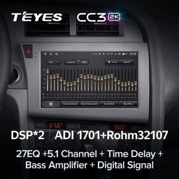 Штатная магнитола Teyes CC3 2K 4/32 Audi RS6 2 (2007-2012)