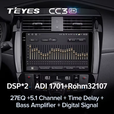 Штатная магнитола Teyes CC3 2K 4/32 Nissan Pulsar 6 NB17 (2014-2018)