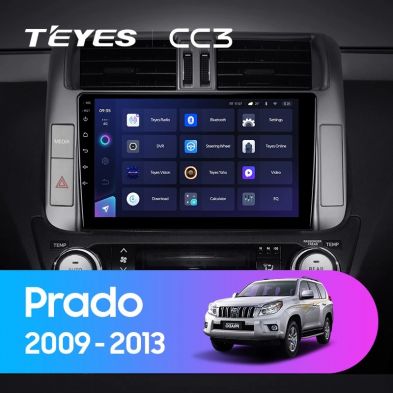 Штатная магнитола Teyes CC3 4/32 Toyota Land Cruiser Prado 150 (2009-2013) F1 Тип-C