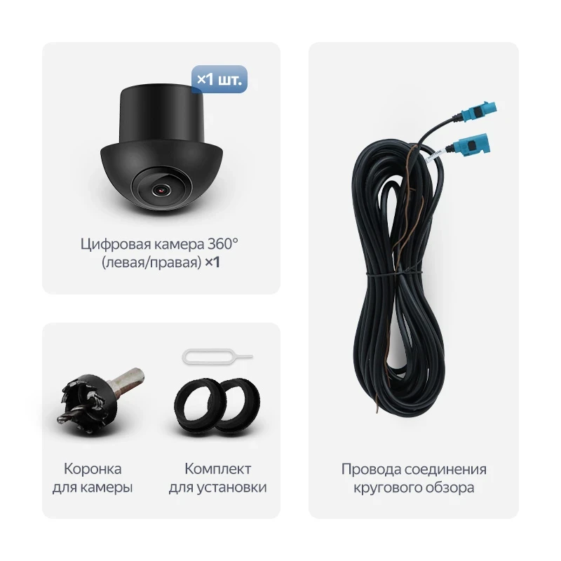 Цифровая камера 360° (Левая/Правая) для Teyes CC4 PRO (1 шт)