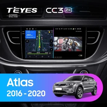 Штатная магнитола Teyes CC3 2K 4/32 Geely Atlas NL-3 (2016-2022)