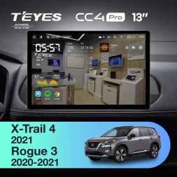 Штатная магнитола Teyes CC4 Pro 8/128 Nissan X-Trail 4 T33 2021 (0din) (13")