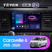 Штатная магнитола Teyes CC3 2K 4/32 Volkswagen Caravelle T6 (2015-2020)