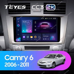Штатная магнитола Teyes CC3 2K 6/128 Toyota Camry 6 XV 40 50 (2006-2011) F1