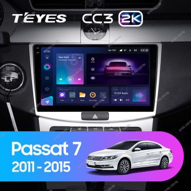 Штатная магнитола Teyes CC3 2K 6/128 Volkswagen Passat B6 (2005-2010) \ B7 (2010-2015)