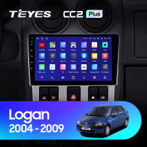 Штатная магнитола Teyes CC2L Plus 2/32 Renault Logan 1 (2004-2009)