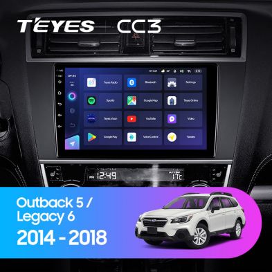 Штатная магнитола Teyes CC3 4/32 Subaru Outback 5 (2014-2018)