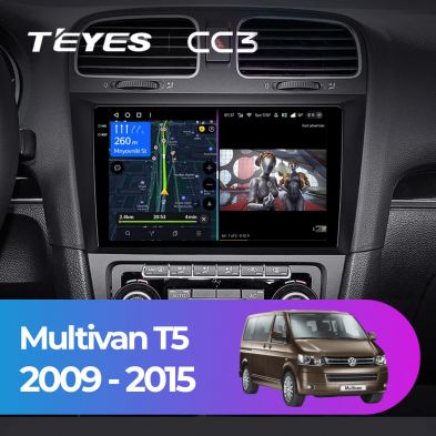 Штатная магнитола Teyes CC3 4/32 Volkswagen Multivan T5 (2009-2015)