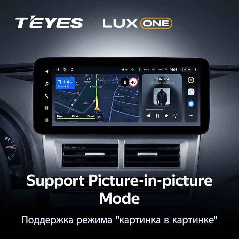 Штатная магнитола Teyes LUX ONE 4/64 Toyota Camry 6 XV 40 50 (2006-2011) F1
