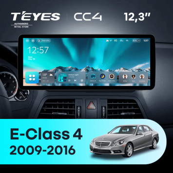 Штатная магнитола Teyes CC4 12.3" 8/128 Mercedes-Benz E-Class 4 W212 S207 A207 S212 C207 (NTG 4.5) (2009-2016) Universal