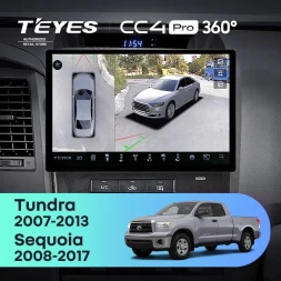 Штатная магнитола Teyes CC4 Pro 360 12/256 Toyota Tundra XK50 (2007-2013) (13")