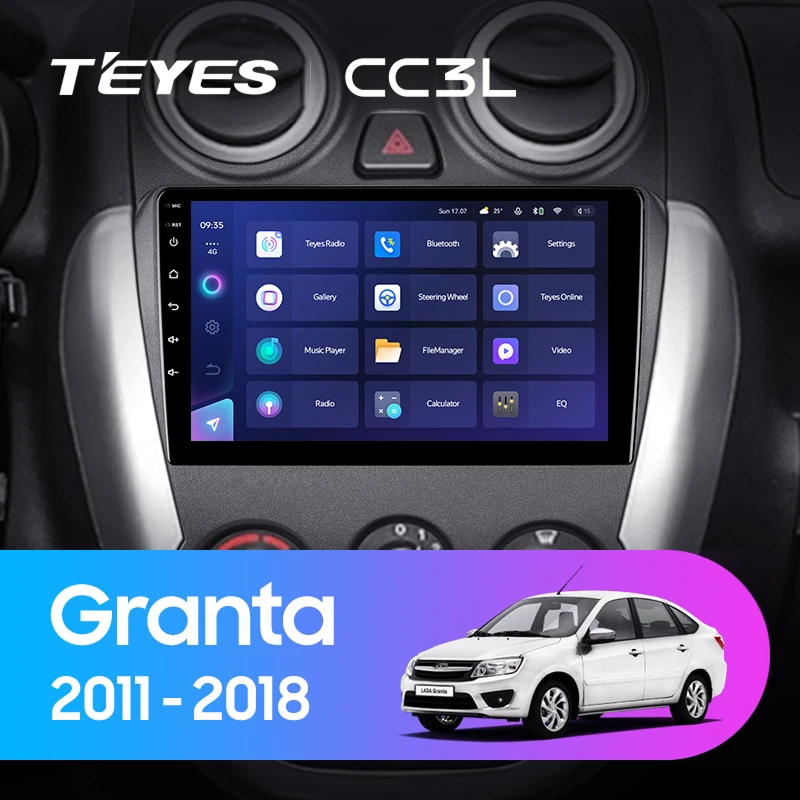 Штатная магнитола Teyes CC3L 4/64 Lada Granta Sport (2011-2018) F2