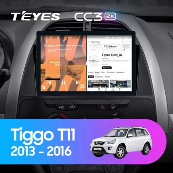 Штатная магнитола Teyes CC3 2K 4/64 Chery Tiggo T11 FL (2013-2016) (11")