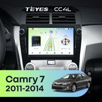 Штатная магнитола Teyes CC4L 4/64 Toyota Camry 7 XV 50 55 (2011-2014) F3 с кнопками