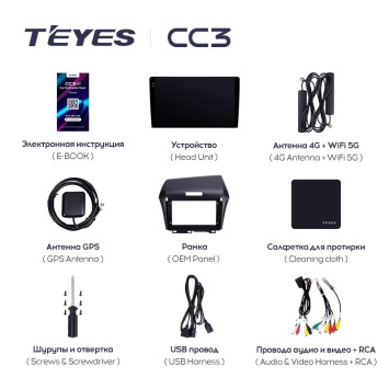 Штатная магнитола Teyes CC3L 4/32 Honda Jade (2015-2020) Правый руль