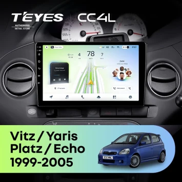 Штатная магнитола Teyes CC4L 6/64 с DTS Toyota Platz (1999-2005) F2